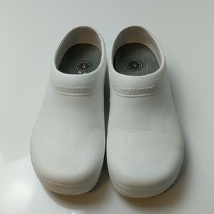 Sketchers Work Slip Resistant Sole White Shoes 9